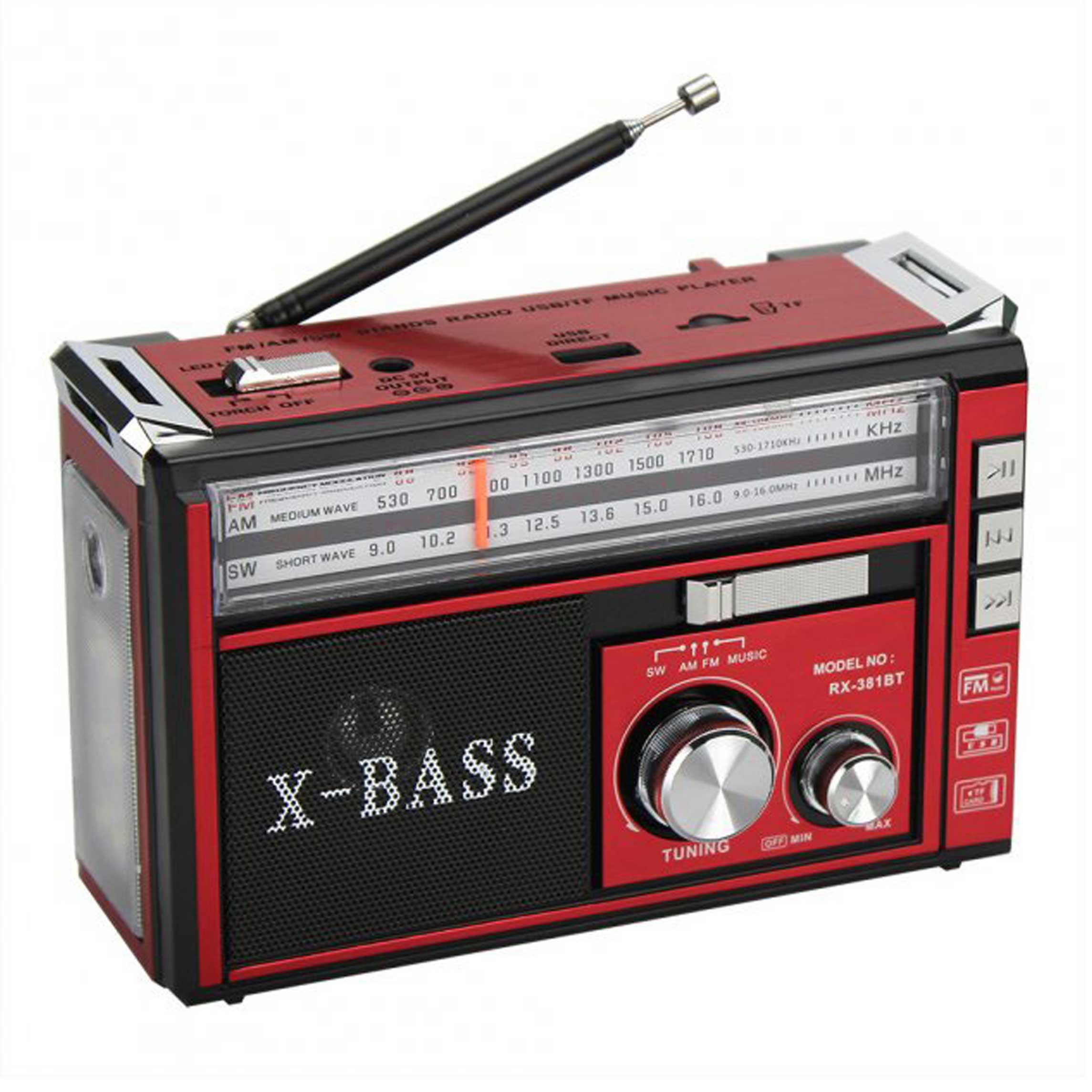 رادیو – اسپیکر گولون مدل RX-381BT