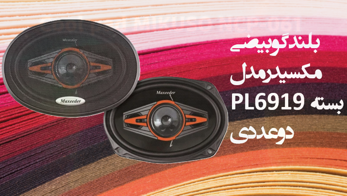 بلندگو بیضی مکسیدر مدل PL6919 بسته دو عددی