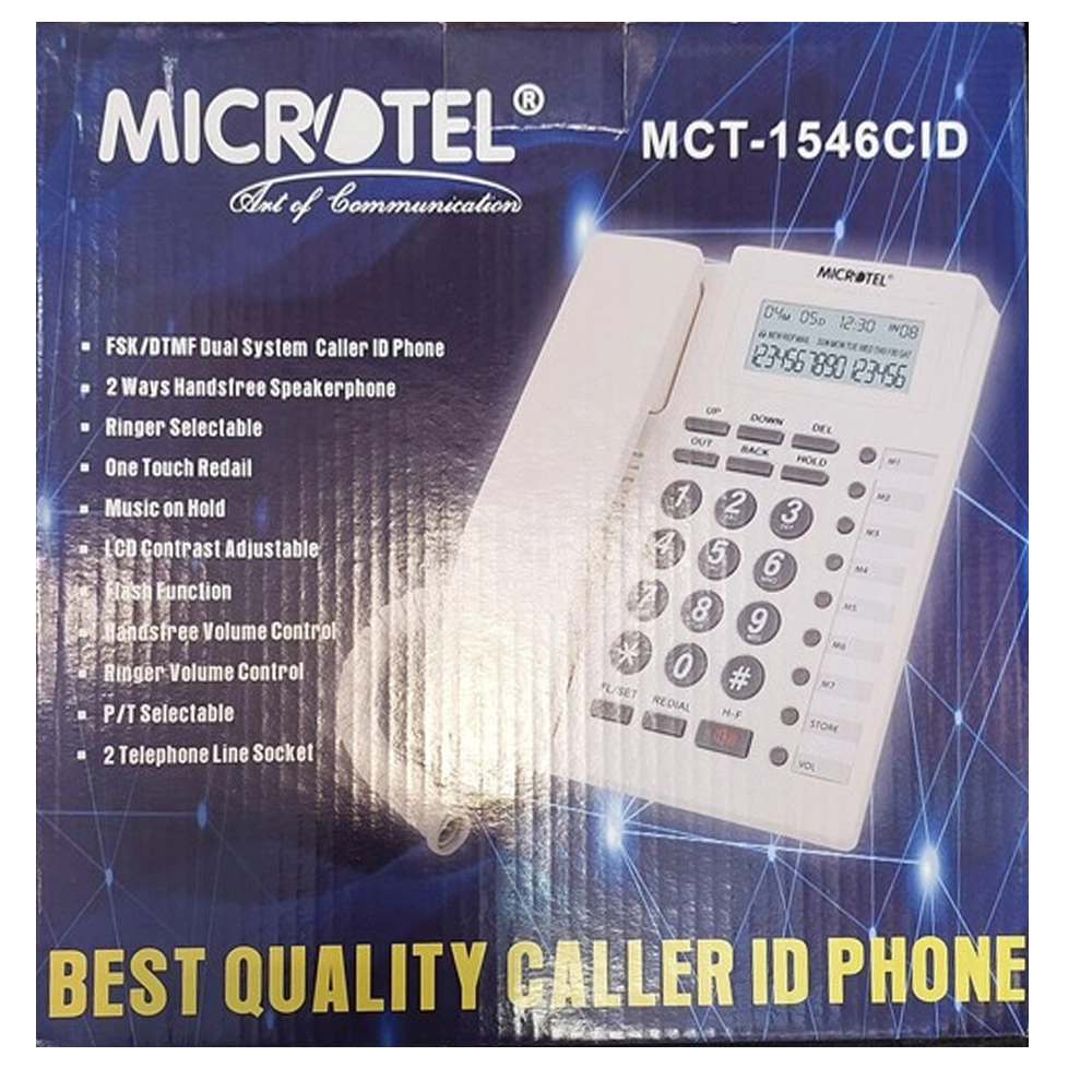 تلفن رومیزی میکروتل MICROTEL مدل MCT-1546CID