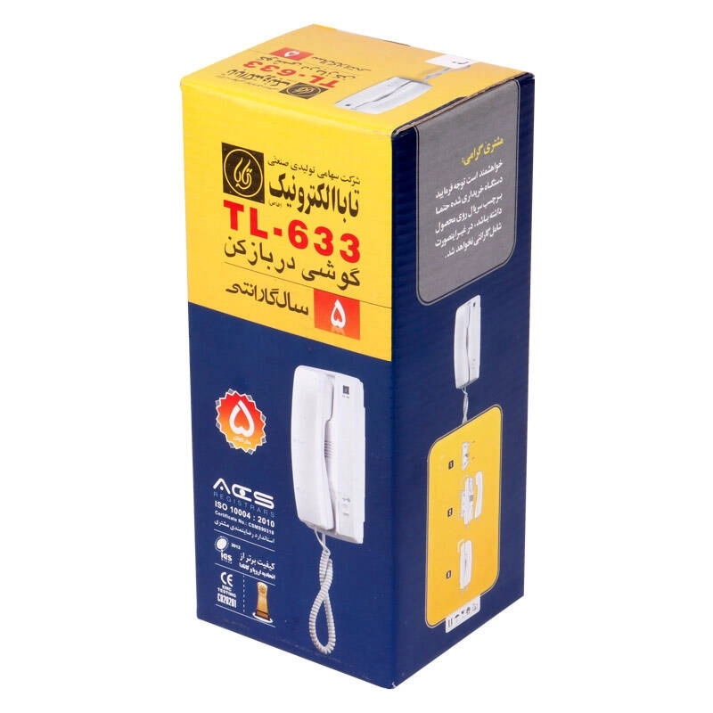 گوشی آیفون صوتی تابا 4 سیم مدل TL-633