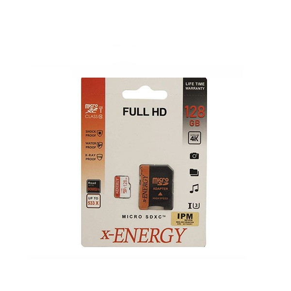 مموری کارت حافظه microSDXC ایکس انرژی کلاس 10 ظرفیت 128 گیگابایت