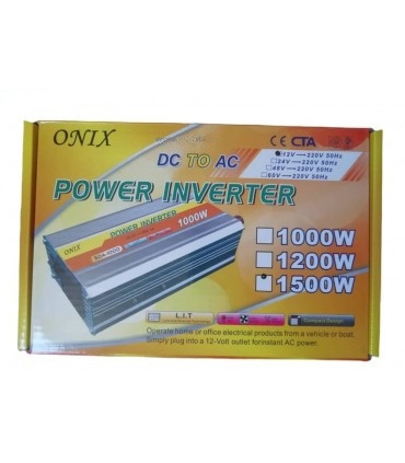 اینورتر مبدل برق خودرو 12ولت به 220 ولت1500وات ONIX