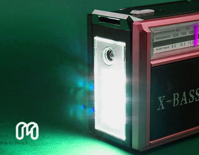 رادیو – اسپیکر گولون مدل RX-381BT lights led