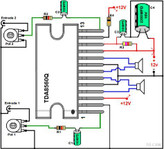 mapآی سی TDA8560Q logical board
