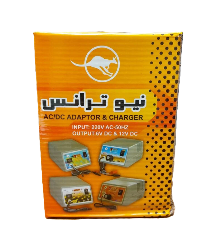 ترانس دو حالته 6و12 ولت 10 آمپر نیوترانس