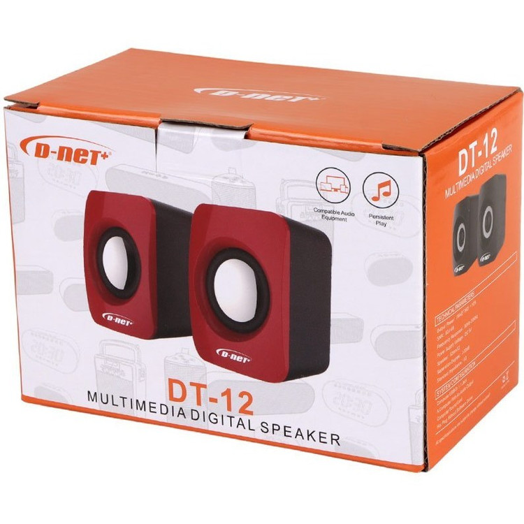 اسپیکر دو تکه دی نت مدل DT12 ا D-Net DT 12 Speaker