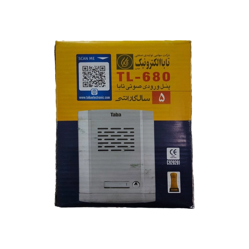 پنل آیفون صوتی تک واحدی تابا مدل TL-680