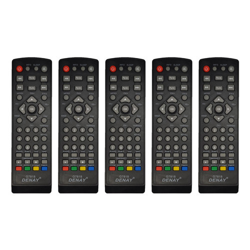 نمای بالای کنترل گیرنده دیجیتال دنای G7818