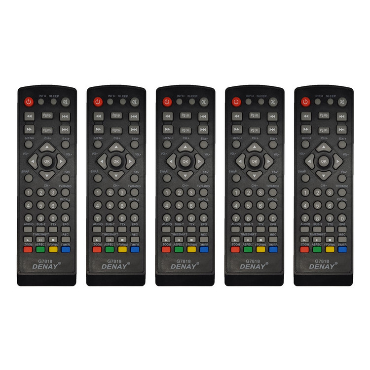 نمای بالای کنترل گیرنده دیجیتال دنای G7818