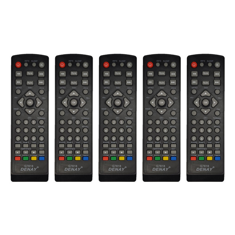 نمای بالای کنترل گیرنده دیجیتال دنای G7818