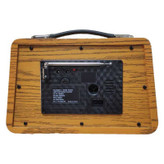 نمای پشت رادیو اسپیکر آنتیک ریسینگ مدل R-1956BT