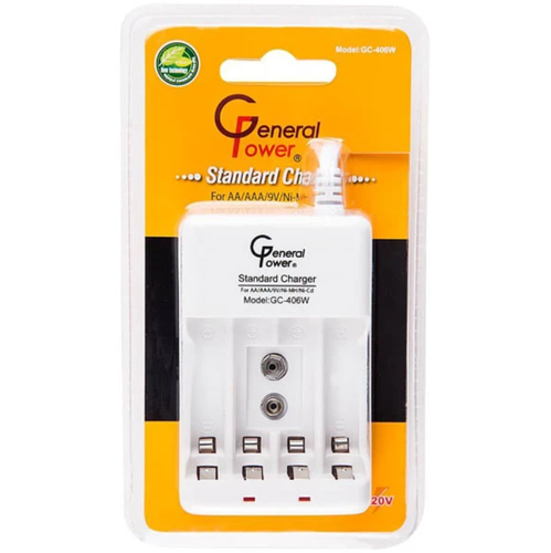 بسته بندی شارژر باتری جنرال پاور مدل GC-406W