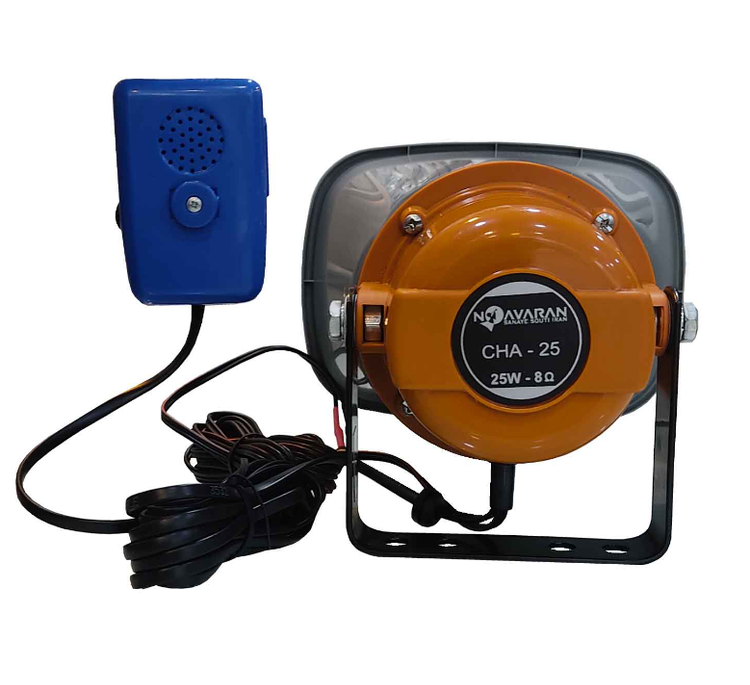 بلندگو ماشینی نوآوران مدل CHA-25 از نمای پشت