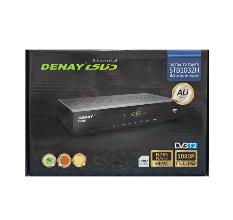 بسته بندی گیرنده دیجیتال دنای مدل STB 1032 H