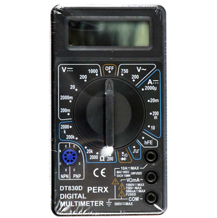 مولتی متر دیجیتال PERX مدل DT830D