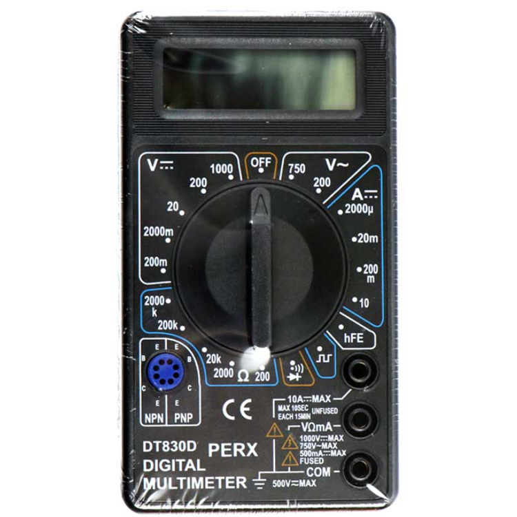مولتی متر دیجیتال PERX مدل DT830D