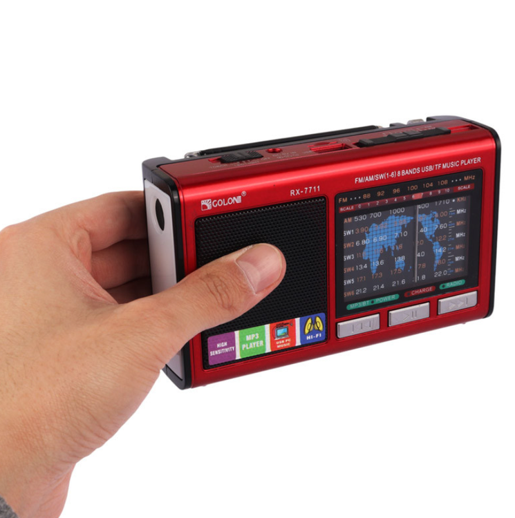 رادیو اسپیکر گولون مدل BT 7711 روی دست