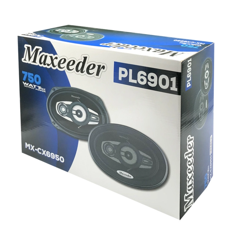 بلندگو بیضی مکسیدر بسته دو عددی مدل PL6911 بسته یندی