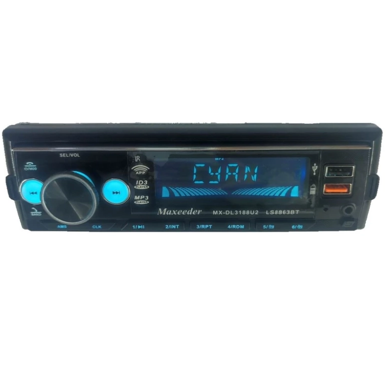 پخش کننده خودرو مکسیدر مدل MX-8863 آبی