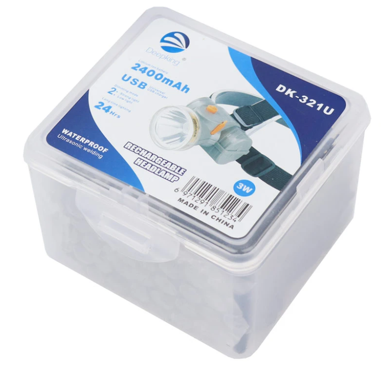بسته بندی چراغ قوه پیشانی هدلایت DeepKing مدل DK-321