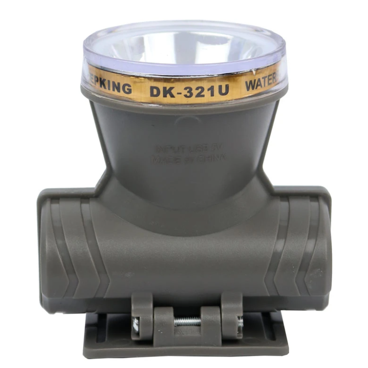 چراغ قوه پیشانی هدلایت DeepKing مدل DK-321 نمای کناری