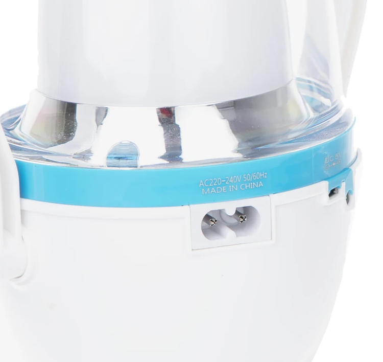 نمای پورت ها چراغ اضطراری ویداسی WD-833 ابی