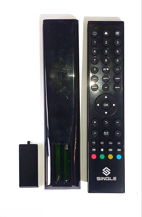 کنترل تلویزیون ال ای دی سینگل-دنای-شهاب پشت و جلو محصول