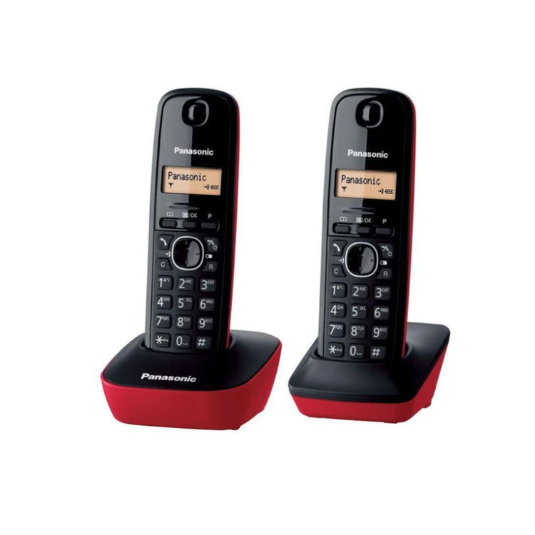 تلفن بیسیم پاناسونیک مدل KX-TG1612 قرمز
