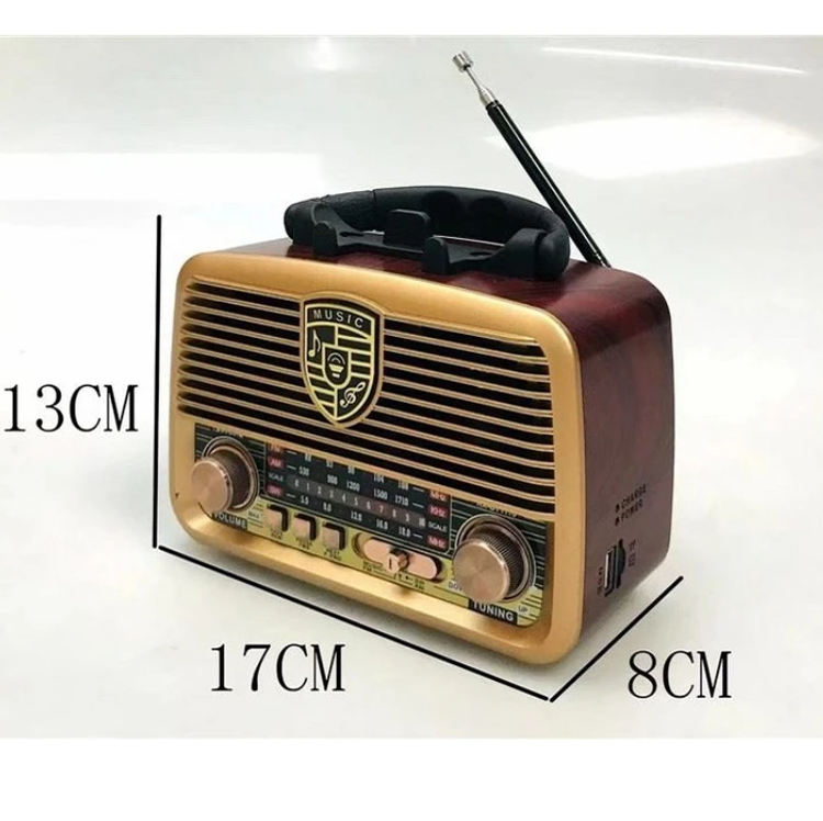 رادیو اسپیکر گولون مدلRX-BT1110 ابعاد به سانتی متر