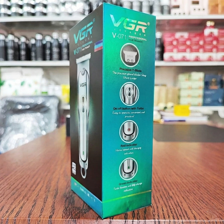 بسته بندی ماشین اصلاح سر و صورت وی جی آر v-071