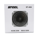 نمای جلو بلندگو پرایدی کوچک استیل مدل ST-404