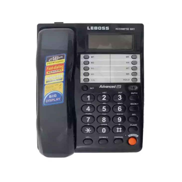 تلفن رومیزی LEBOSS مدل HCD3588TSD مشکی