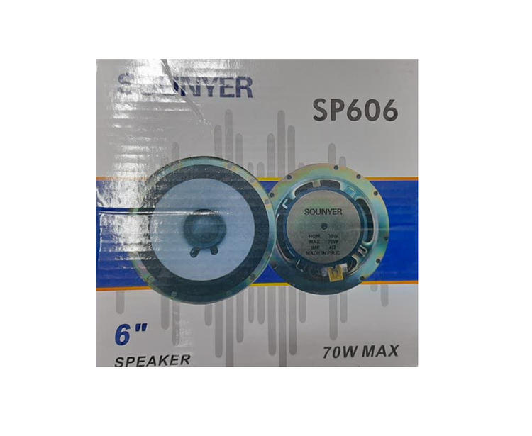 اسپیکر خودرو سونیر مدل SP606 سایز ۶ اینچ قدرت ۳۵ وات