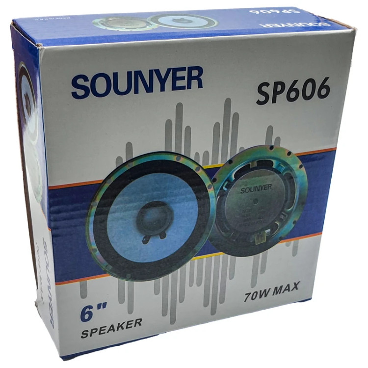 اسپیکر خودرو سونیر مدل SP606 سایز ۶ اینچ قدرت ۳۵ وات