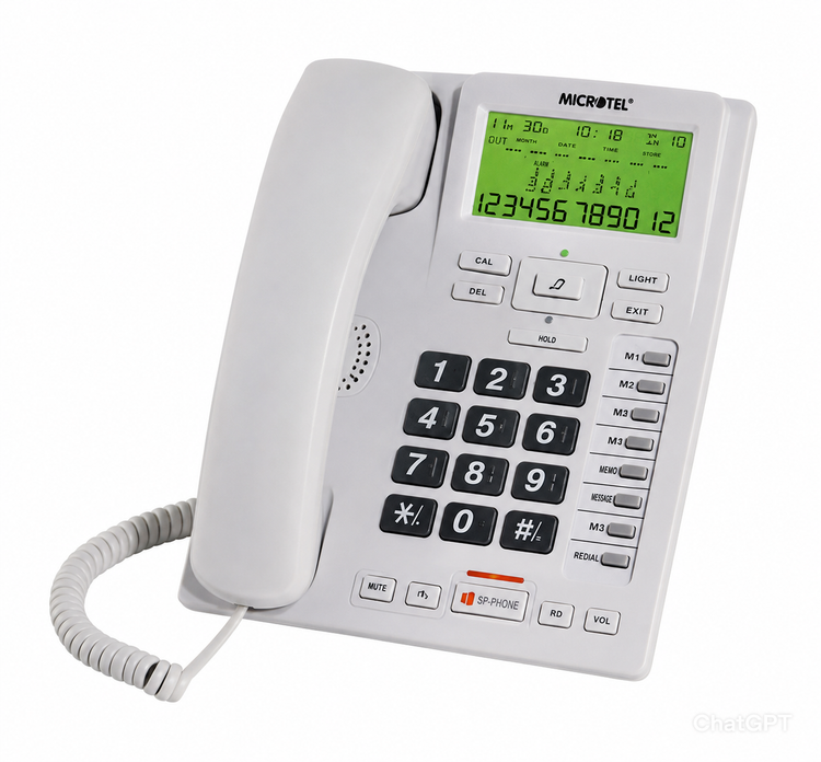 تلفن رومیزی میکروتل مدل KX-TSC885CID