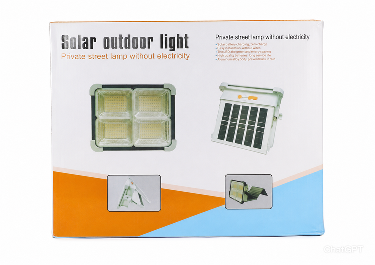 پروژکتور خورشیدی هوشمند Outdoor مدل Square-Matrix با پنل تاشو و Power Bank