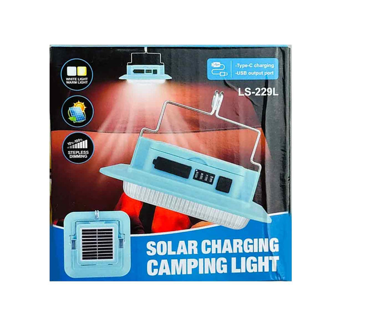 چراغ کمپینگ شارژی خورشیدی مدل LS-229L