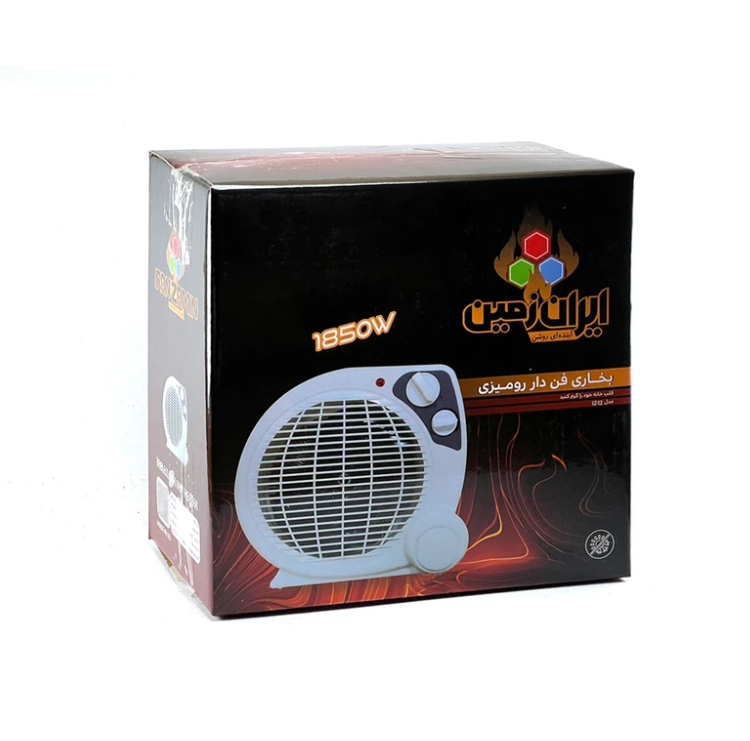 بخاری برقی رومیزی فن دار ایران زمین مدل IZ-12
